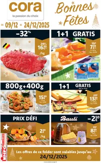 Catalogue Cora à Saint-Nicolas | Offres exclusives et bonnes affaires | 2025-12-09T00:00:00.000Z - 2025-12-24T00:00:00.000Z
