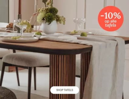 Catalogue Goossens Wonen & Slapen à Mons | 10% Op Alle Tafels | 2025-12-11T00:00:00.000Z - 2025-12-25T00:00:00.000Z
