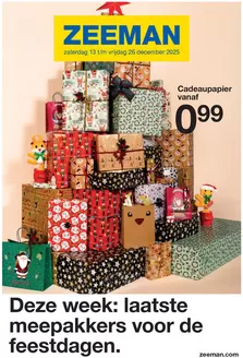 Catalogue Zeeman à Florenville | folder Zeeman | 2025-12-13T00:00:00.000Z - 2025-12-26T00:00:00.000Z