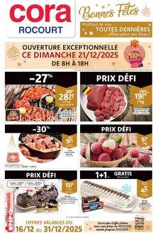 Catalogue Cora à Messancy | Bons plans exclusifs | 2025-12-16T00:00:00.000Z - 2025-12-31T00:00:00.000Z