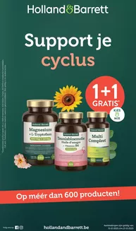 Catalogue Holland & Barrett à Saint-Nicolas | Support Je Cyclus | 2025-12-15T00:00:00.000Z - 2025-12-21T00:00:00.000Z