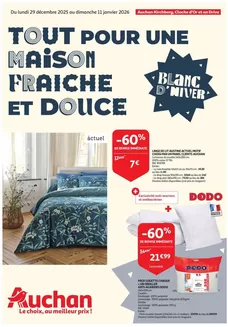 Catalogue Auchan à Louvain | Offres exclusives et bonnes affaires | 2025-12-29T00:00:00.000Z - 2026-01-11T00:00:00.000Z
