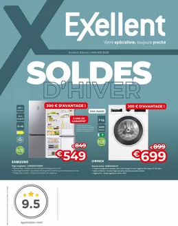 Catalogue Exellent à Mons | Folder exellent blanc soldes dhiver 2026 | 2026-01-01T00:00:00.000Z - 2026-01-31T00:00:00.000Z