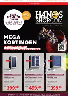 Catalogue Hanos à Maasmechelen | Shop Folder 1 | 2026-01-05T00:00:00.000Z - 2026-01-11T00:00:00.000Z