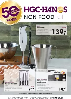 Catalogue Hanos à Maasmechelen | Non Food 1 | 2026-01-05T00:00:00.000Z - 2026-01-11T00:00:00.000Z