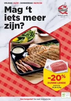 Catalogue Renmans à Maasmechelen | Mag't Iets Meer Zijn? | 2026-01-05T00:00:00.000Z - 2026-01-08T00:00:00.000Z