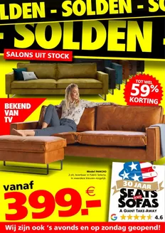 Catalogue Seats and Sofas à Tongres | Solden | 2026-01-05T00:00:00.000Z - 2026-01-31T00:00:00.000Z