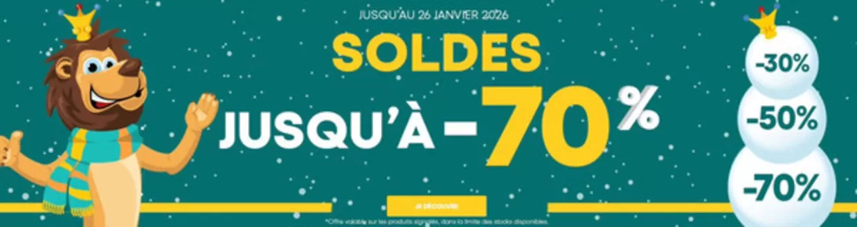 Catalogue King Jouet à Namur | Soldes | 2026-01-08T00:00:00.000Z - 2026-01-26T00:00:00.000Z