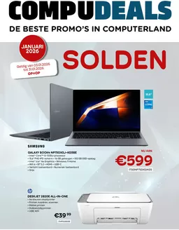 Catalogue Compudeals à Audenarde | Jan Deals | 2026-01-08T00:00:00.000Z - 2026-01-31T00:00:00.000Z
