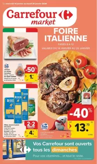 Catalogue Carrefour Market | Économisez maintenant avec nos offres | 2026-01-14T00:00:00.000Z - 2026-01-20T00:00:00.000Z