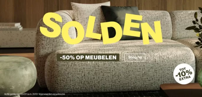 Catalogue Juntoo à Courtrai | Solden | 2026-01-13T00:00:00.000Z - 2026-01-31T00:00:00.000Z