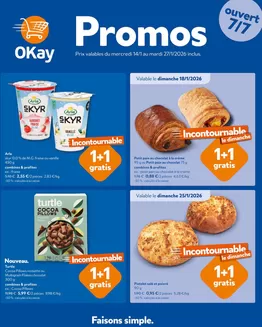 Catalogue OKay Supermarkt à Tournai | Prochain dépliant - FR | 2026-01-14T00:00:00.000Z - 2026-01-27T00:00:00.000Z