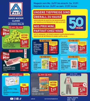 Catalogue Aldi à Hasselt | Super offre pour les chasseurs de bonnes affaires | 2026-01-26T00:00:00.000Z - 2026-01-31T00:00:00.000Z