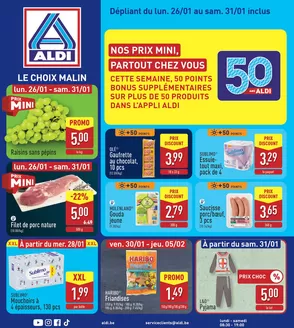 Catalogue Aldi | Offres spéciales pour vous | 2026-01-26T00:00:00.000Z - 2026-01-31T00:00:00.000Z
