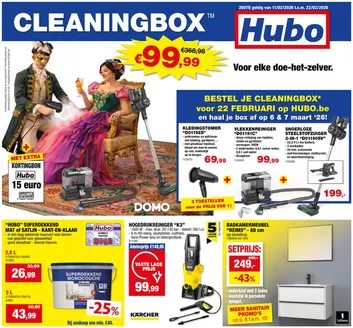 Catalogue Hubo | Hubo Folder geldig t.e.m. 22/02/2026 NL | 2026-02-11T00:00:00.000Z - 2026-02-22T00:00:00.000Z