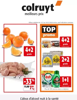 Catalogue Colruyt à Liège | Nos meilleures bonnes affaires | 2026-02-11T00:00:00.000Z - 2026-02-24T00:00:00.000Z