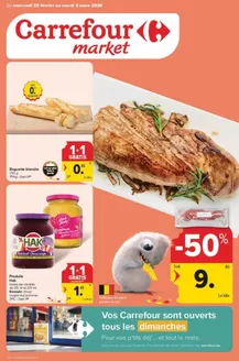 Catalogue Carrefour Market | Nos meilleures bonnes affaires | 2026-02-25T00:00:00.000Z - 2026-03-03T00:00:00.000Z