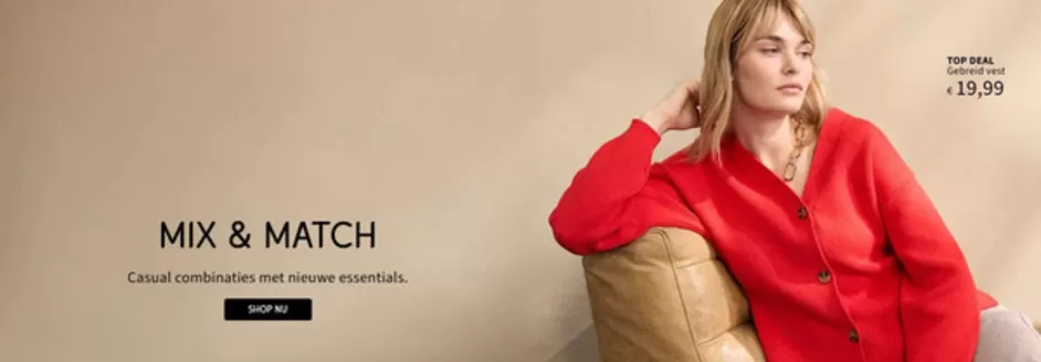 Catalogue Bonprix à Tienen | Mix & Match | 2026-02-20T00:00:00.000Z - 2026-03-06T00:00:00.000Z