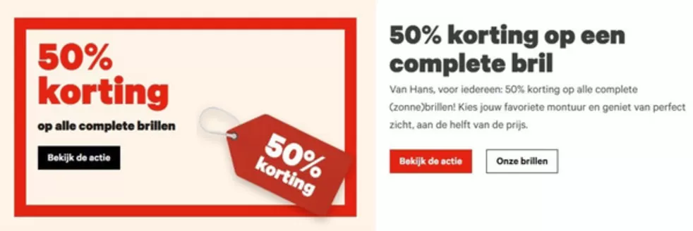 Catalogue Hans Anders à Tienen | 50% Korting Op Een Complete Bril | 2026-02-21T00:00:00.000Z - 2026-03-06T00:00:00.000Z
