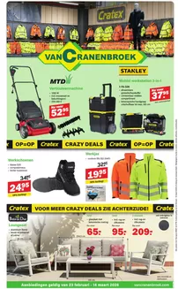 Catalogue Van Cranenbroek à Chièvres | folder Van Cranenbroek NL | 2026-02-23T00:00:00.000Z - 2026-03-14T00:00:00.000Z