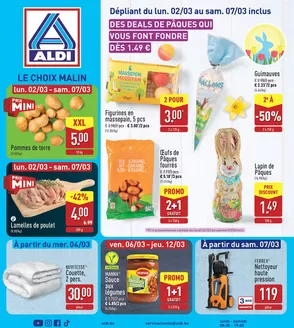 Catalogue Aldi à Montigny-le-Tilleul | Meilleures offres pour les acheteurs économes | 2026-02-03T00:00:00.000Z - 2026-07-03T00:00:00.000Z