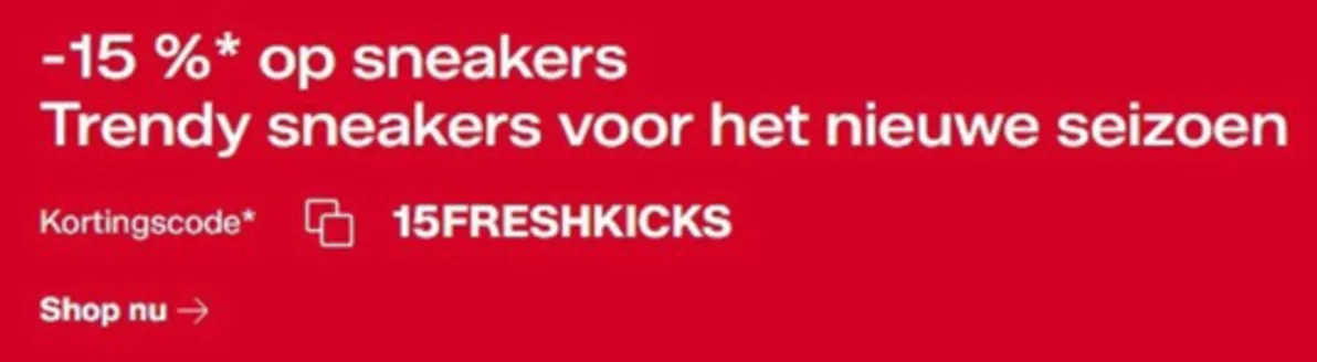 Catalogue Zalando à Liège | -15% Op Sneakers | 2026-02-23T00:00:00.000Z - 2026-03-02T00:00:00.000Z