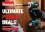 Catalogue Makita à Anvers | Ultimate Power Deals | 2026-02-17T00:00:00.000Z - 2026-03-27T00:00:00.000Z