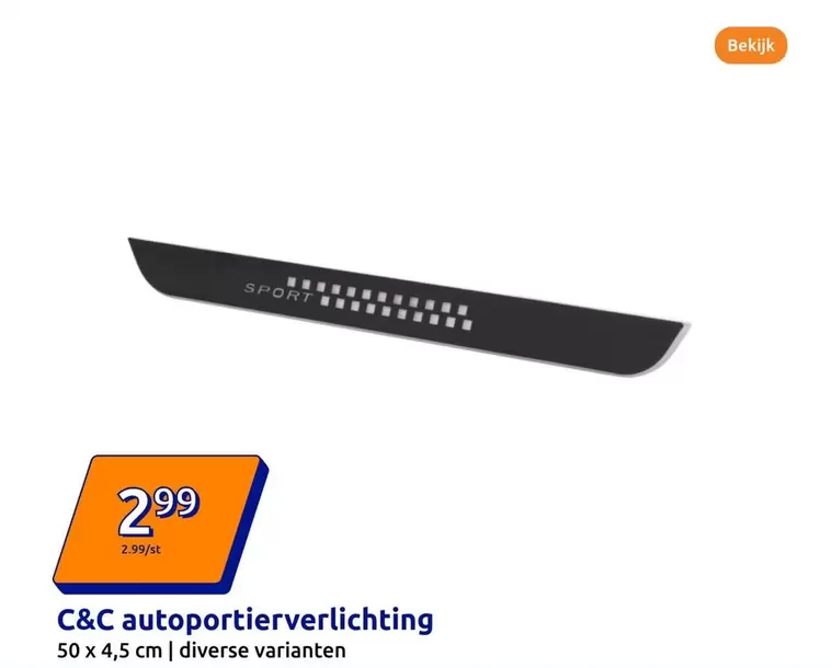 C&C autoportierverlichting