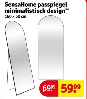Design - Passpiegel Minimalistisch