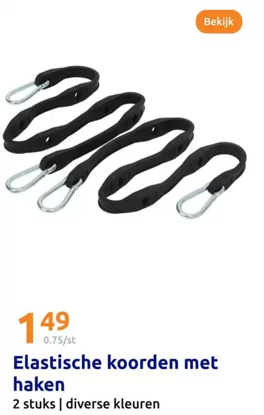 Elastische koorden met haken