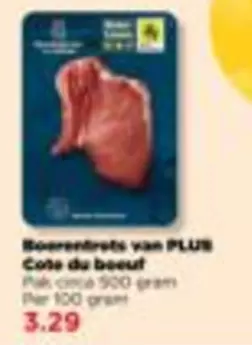 Boerenbiefstuk van PLUS Cote du boeuf
