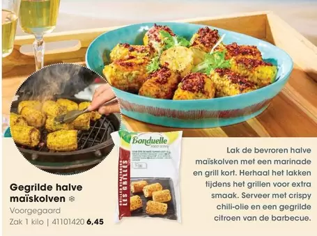 De - Gegrilde halve maïskolven