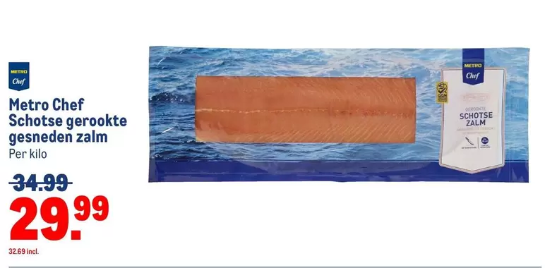 Chef - Schotse gerookte gesneden zalm