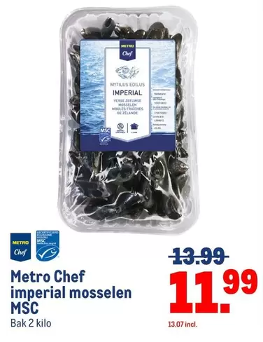 Chef - imperial mosselen MSC
