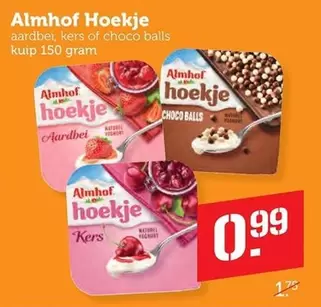 aardbei, kers of choco balls