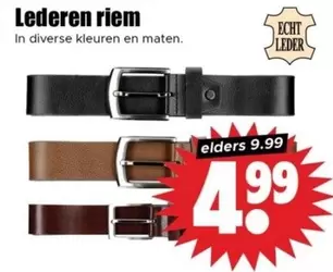 Lederen riem