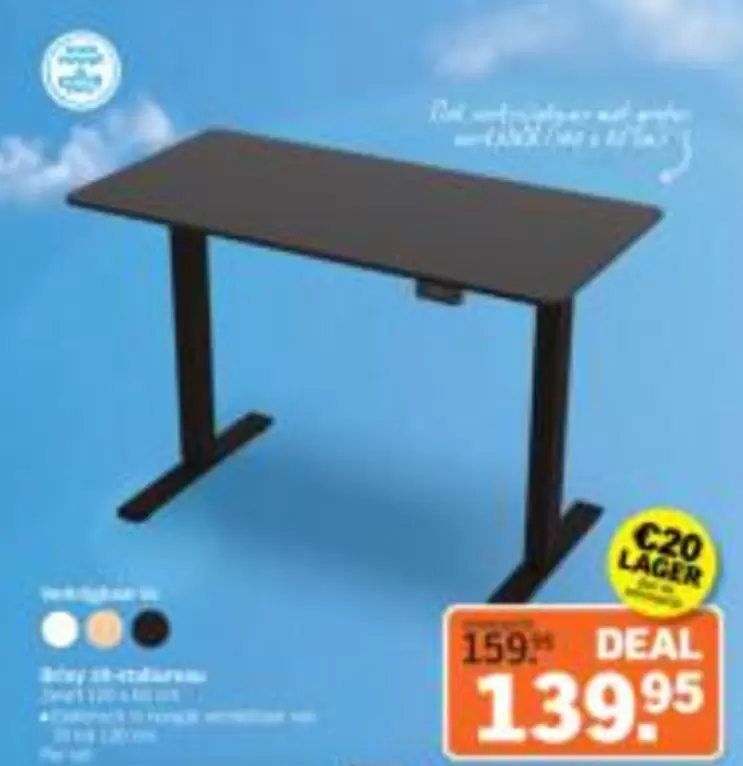 Gray sit-stand desk