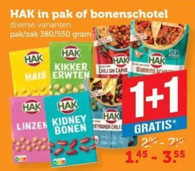 In Pak Of Bonenschotel