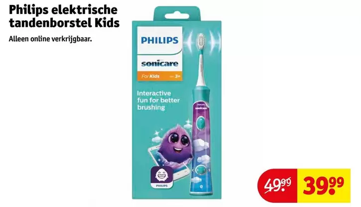Philips - elektrische tandenborstel Kids