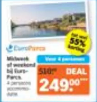 Midweek of weekend bij Euro-Parcs