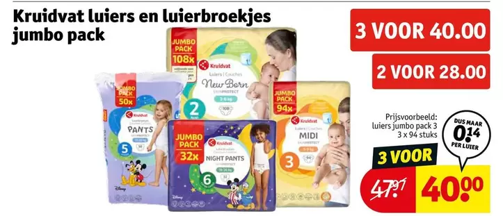 Jumbo - Luiers En Luierbroekjes  Pack