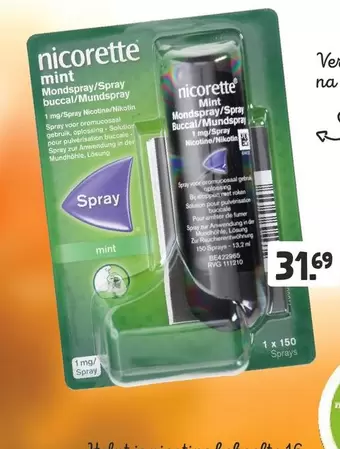 De - Mondspray/Spray buccal/Mundspray