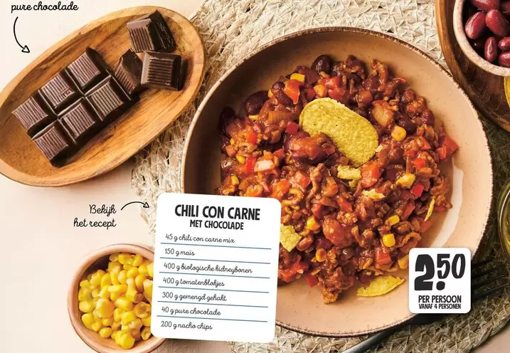 Mix - CHILI CON CARNE MET CHOCOLADE