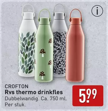 Rvs thermo drinkfles