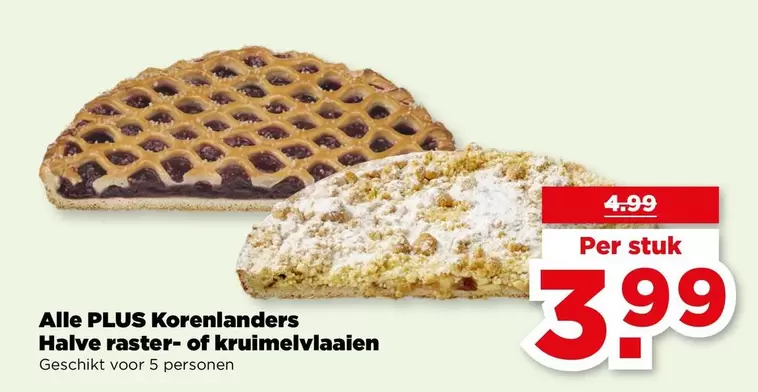 Halve raster- of kruimelvlaaien
