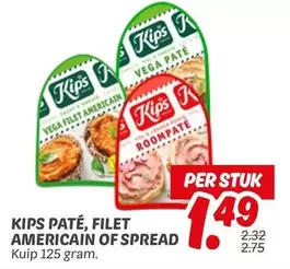 Kips - PATÉ, FILET AMERICAIN OF SPREAD