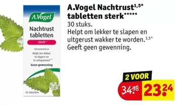 Nachtrust tabletten sterk