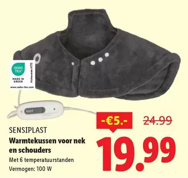 Warmtekussen voor nek en schouders