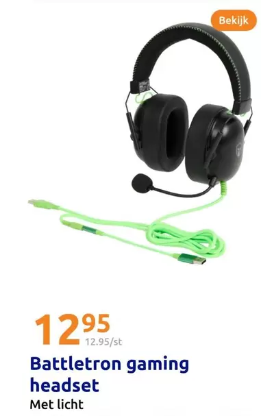 Battletron gaming headset