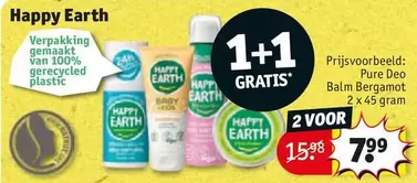 Happy - Pure Deo Balm Bergamot